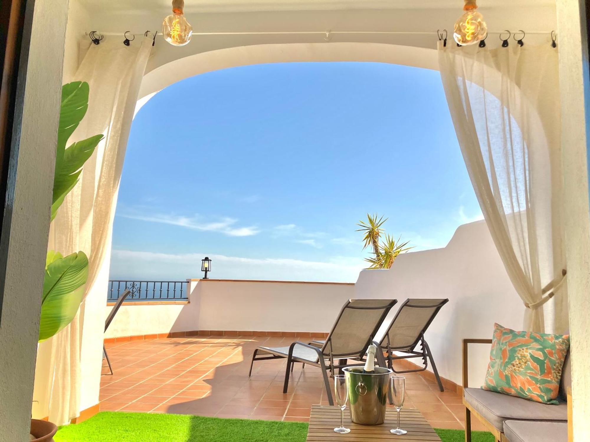 Buenos Suenos- Balcon De Frigiliana Lägenhet Exteriör bild